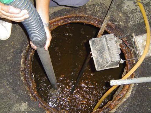 钟山隔油池清理